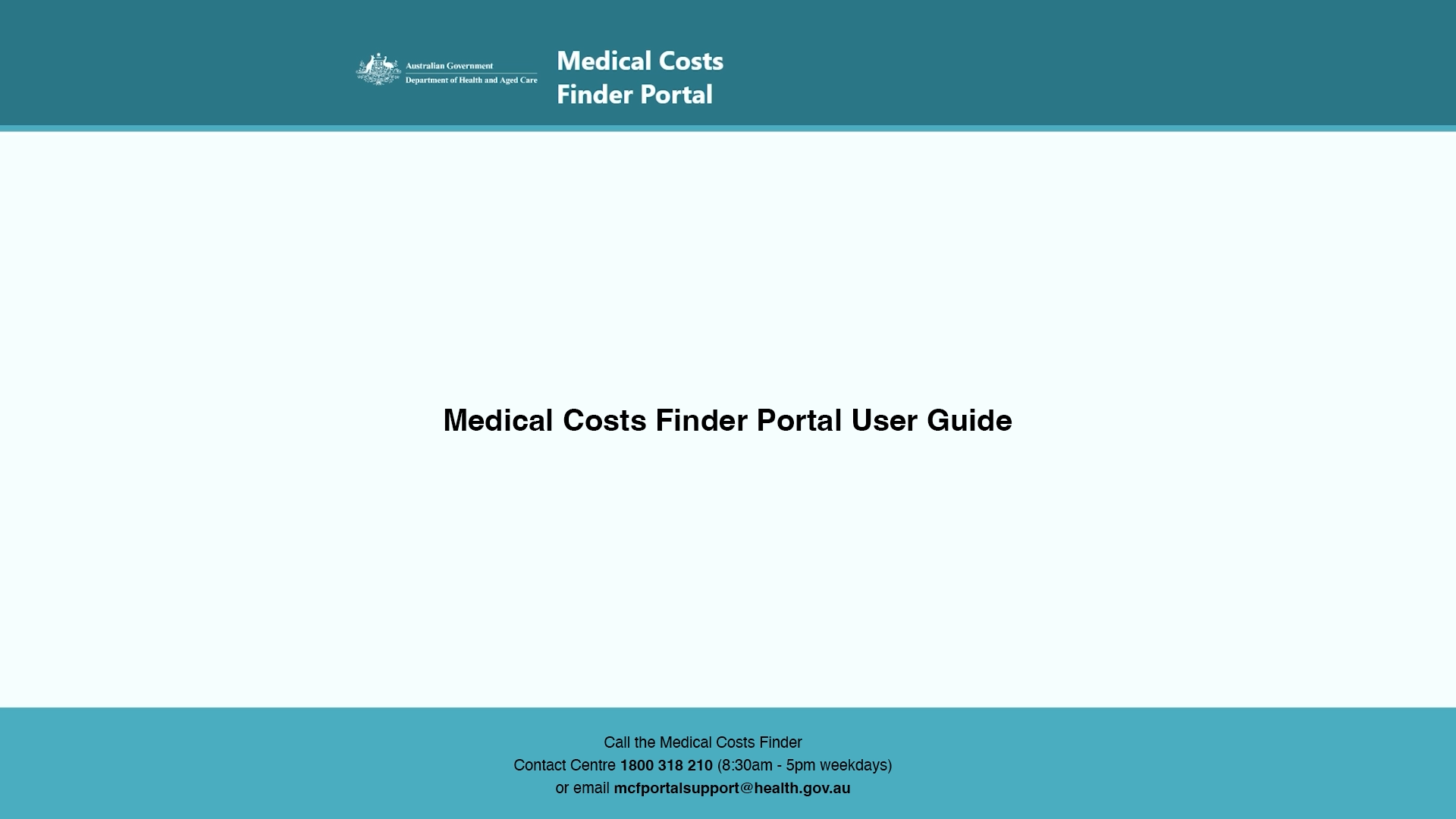 How to use the Medical Costs Finder portal - Video