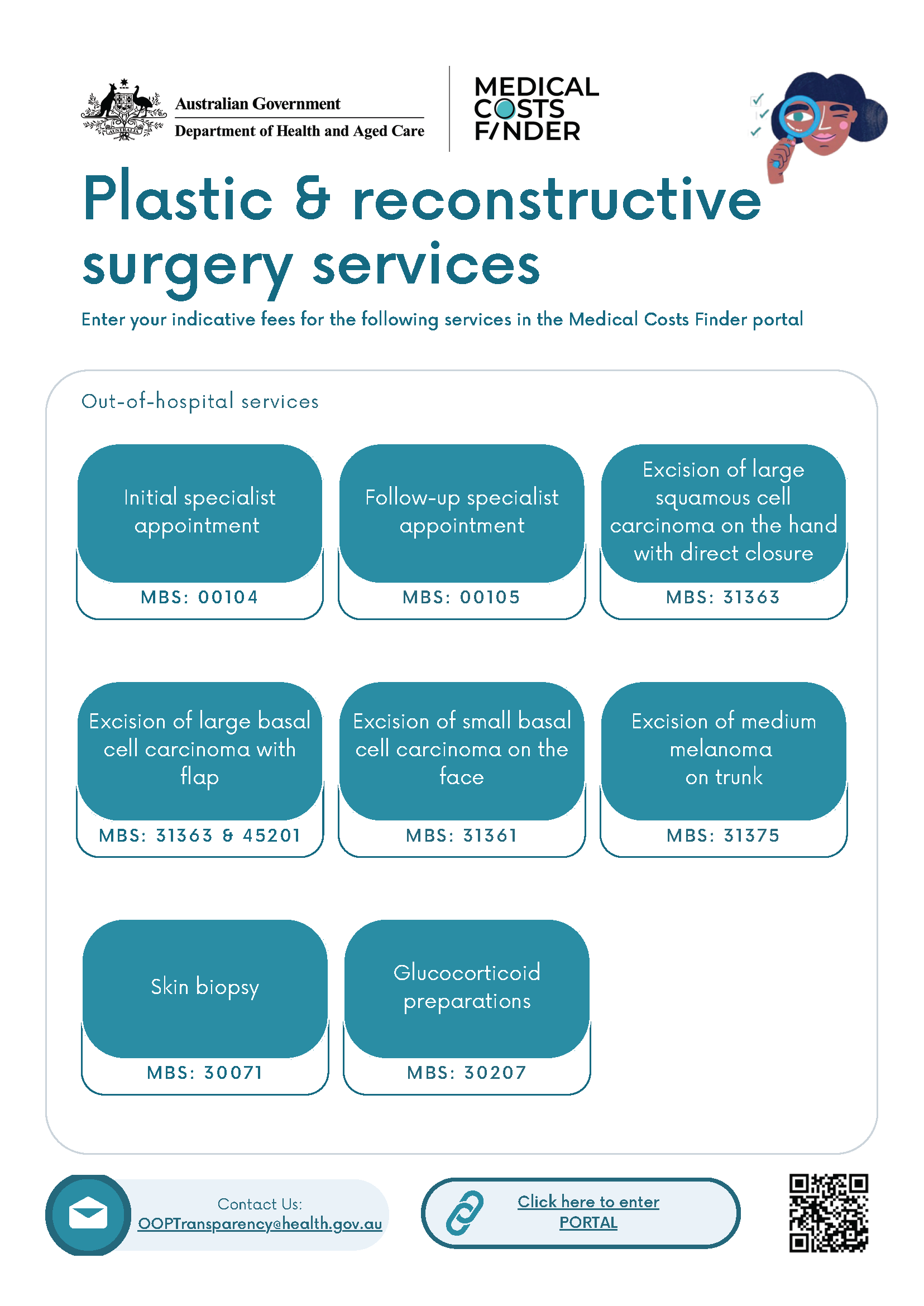 Plastic and reconstructive services